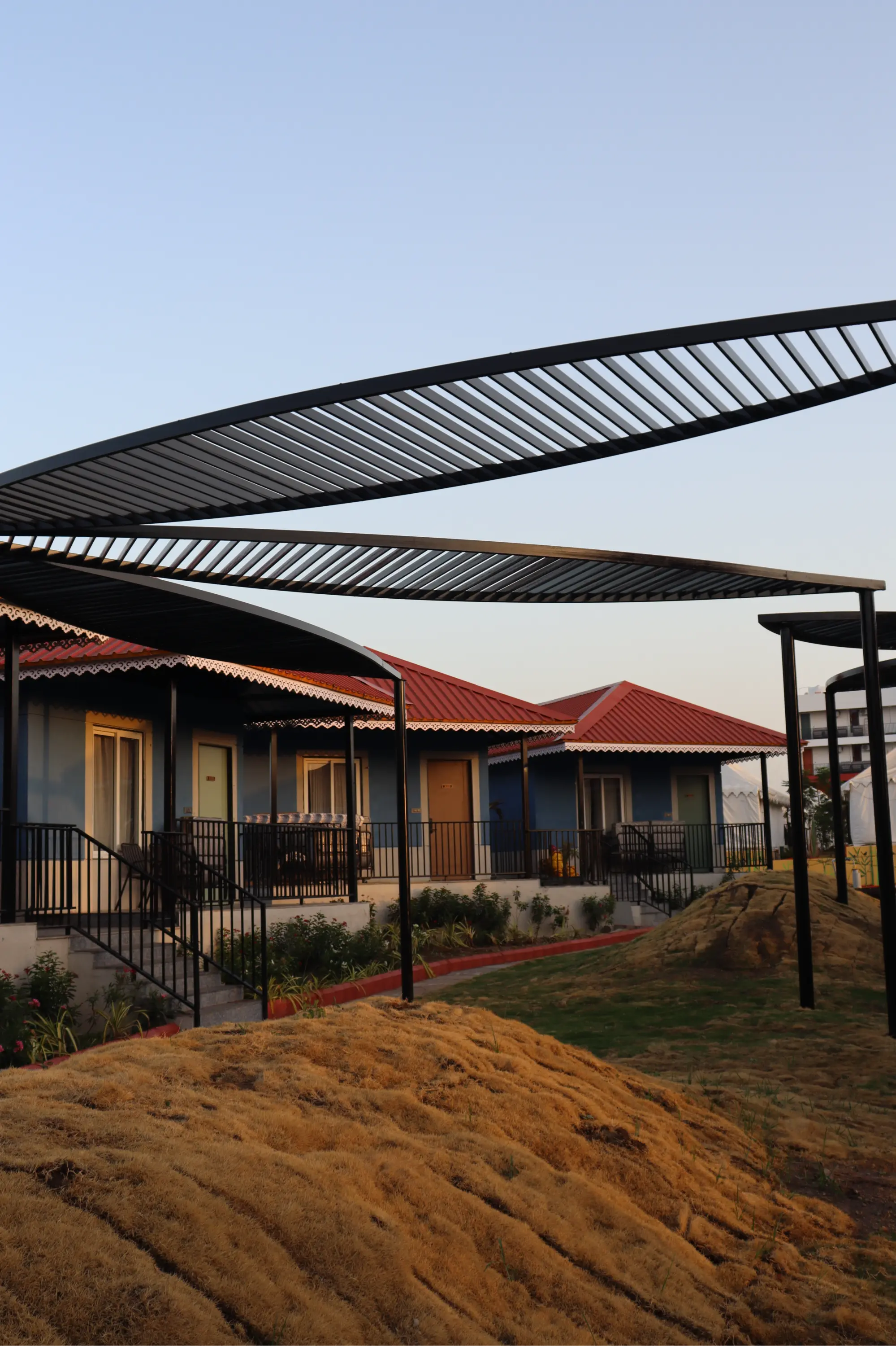 Charming Cottage exterior at Chitra's City Side Resort